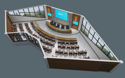 便民服务中心效果图多媒体设计服务 打造现代化、智能化、人性化的政务服务新窗口